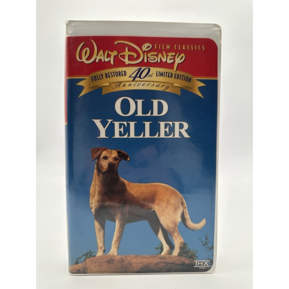 Old Yeller (VHS, 1998, Clam Shell Animal Adventure‎ Series)